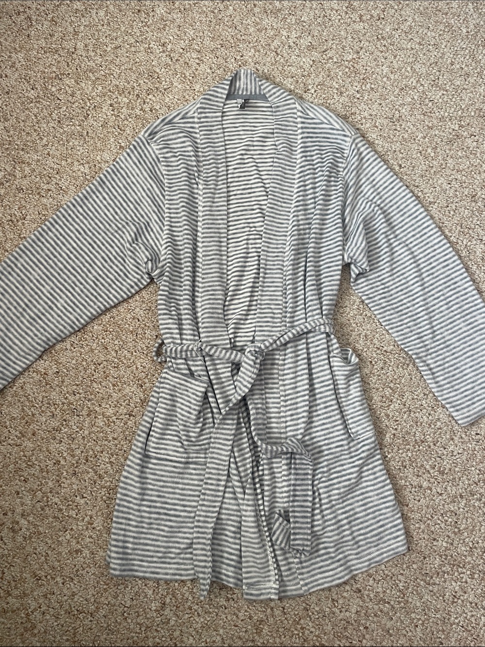 Women's Striped Soft Robe